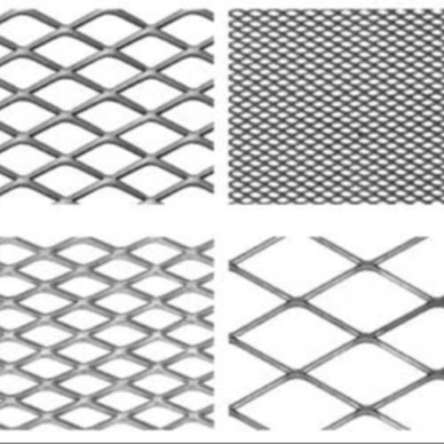Malla metal desplegado negro 10x6x1.5x0.5mmx1mt