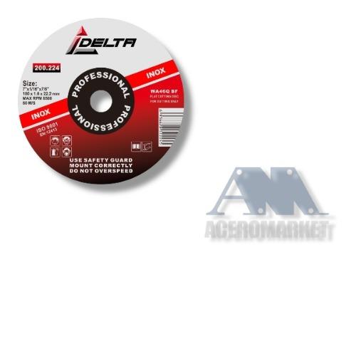 Disco corte inox 41/2 x 1mm DELTA